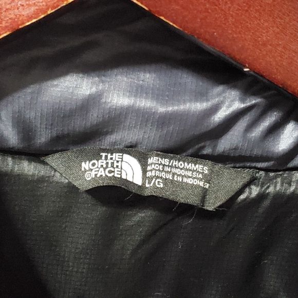 The North Face 550 Goose Down Jacket Puffer Quilted Full Zip Mens Large Grey - Picture 4 of 15